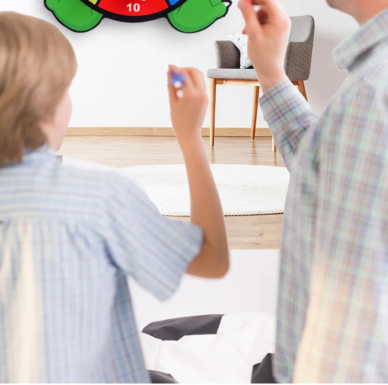 Montessori Sticky Ball Dart Board Game for Kids Ages 4 to 6 - Fun Indoor & Outdoor Sports Toy for Boys and Girls