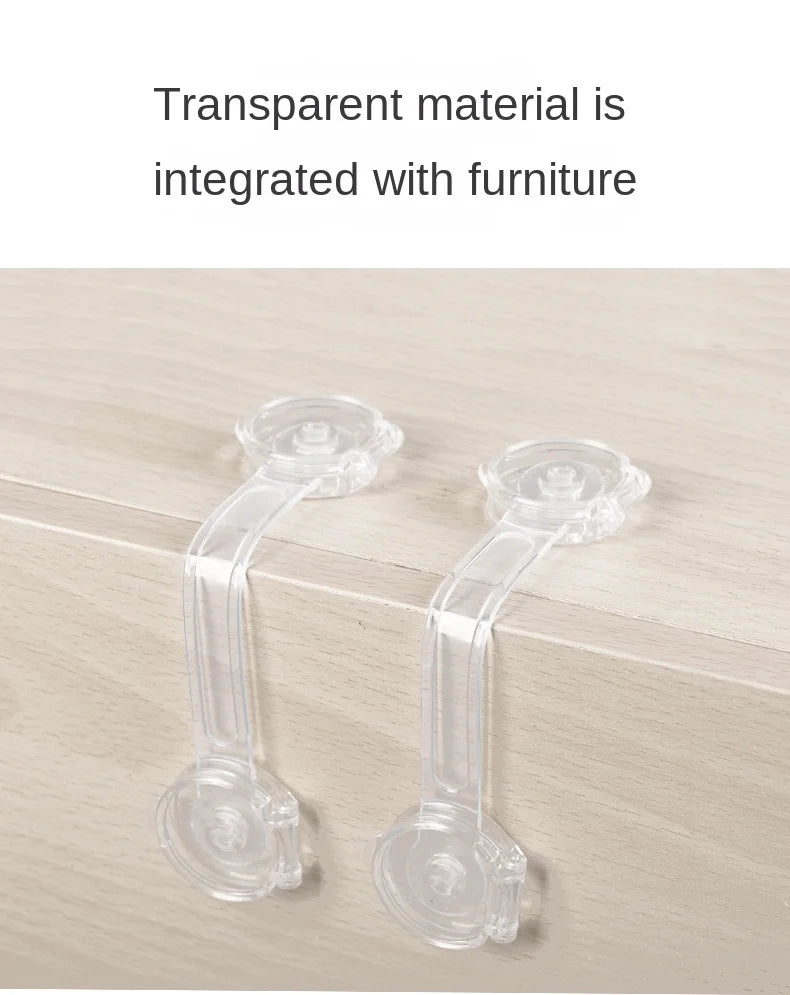 Baby Safety Drawer and Cabinet Lock Set - Anti-Pinch Refrigerator Lock for Childproofing