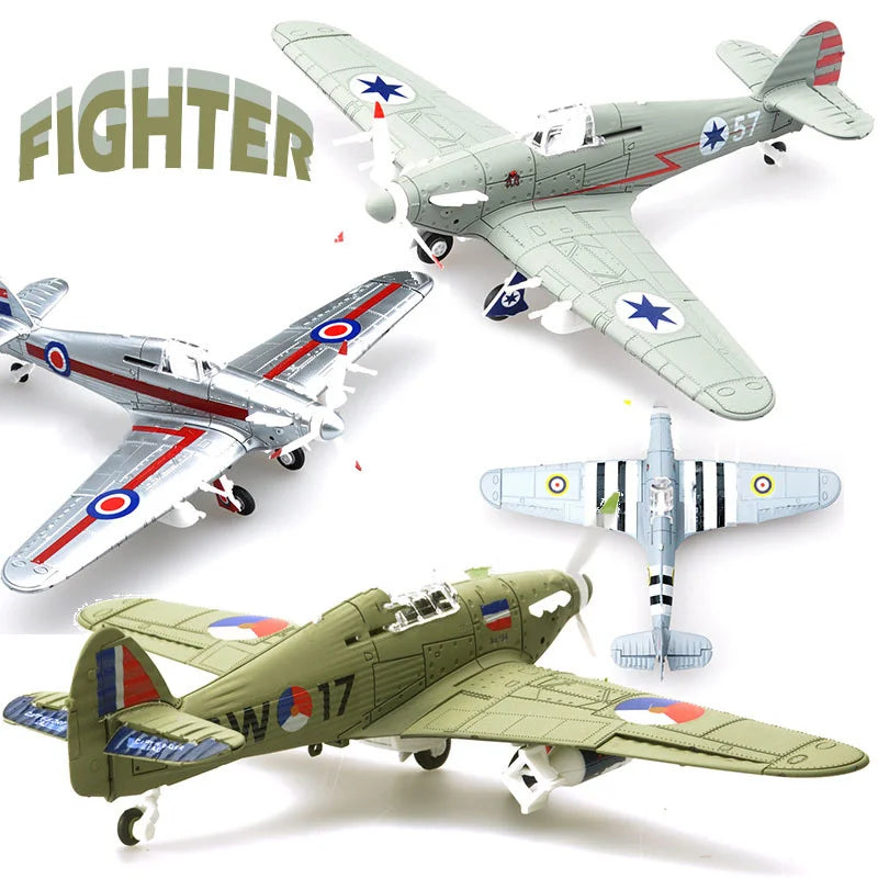 DIY Military Aircraft Model Building Kit - Engaging Educational Toy for Kids Ages 4+