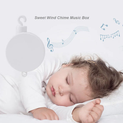 Musical Plush Cartoon Mobile Rattles for Infants - Soothing Educational Toys for Newborns 0-12 Months