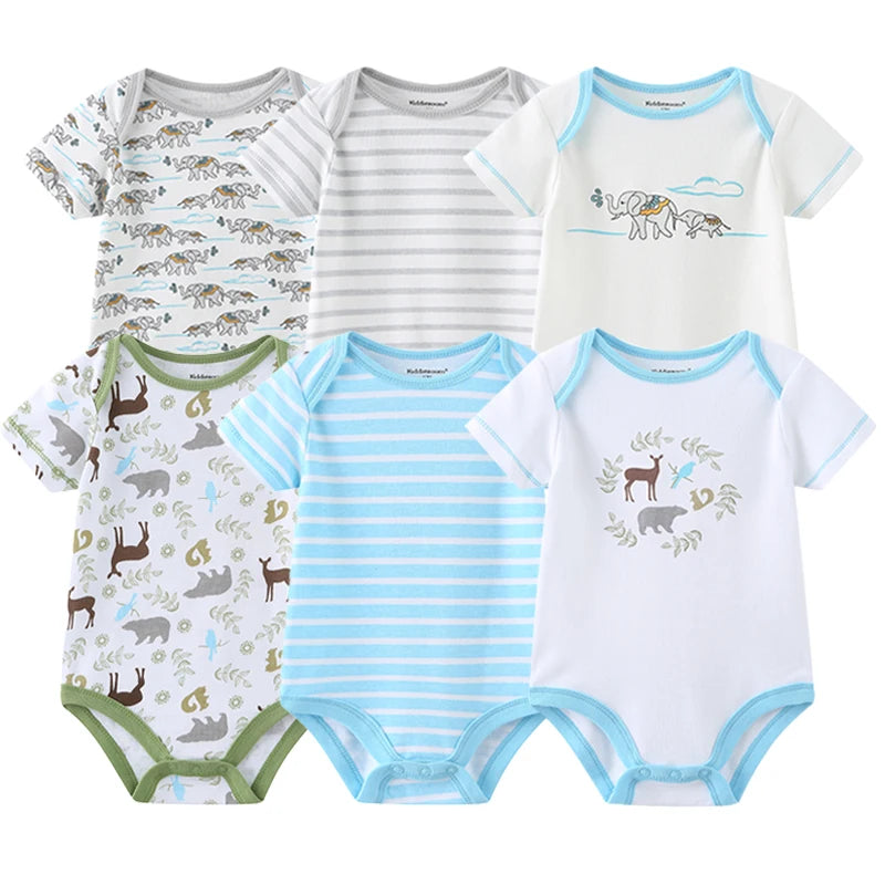Adorable Cotton Baby Bodysuit for Newborn Girls - Trendy Infant Jumpsuit and Toddler Outfit Set