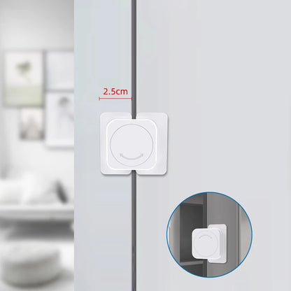 Childproof Refrigerator Lock for Baby Safety - Anti-Open Fridge and Freezer Door Lock with Multi-Functional Cabinet Buckle for Toddler Protection