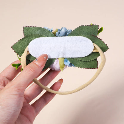 Sweet Floral Elastic Headband for Baby Girls - Adorable Hair Accessory for Newborns and Toddlers, Perfect for Gifting and Special Occasions