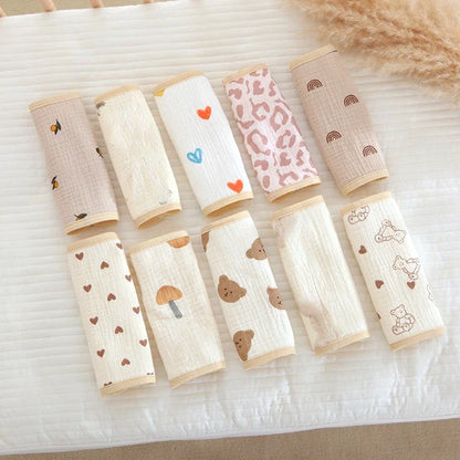 Muslin Baby Comfort Towel Cotton Comforter Blanket Soft Newborn Sleeping Dolls Kid Sleep Toy Soothe Appease Towel Bib