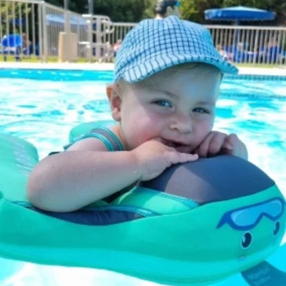 Mambobaby Non-Inflatable Baby Swimming Buoy Float Seat for Newborns and Toddlers - Safe Pool Accessory with Upgraded Safety Features