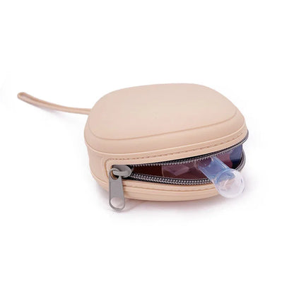 Travel-Friendly Silicone Pacifier Organizer - Food-Grade Storage Case for Babies 0-36 Months
