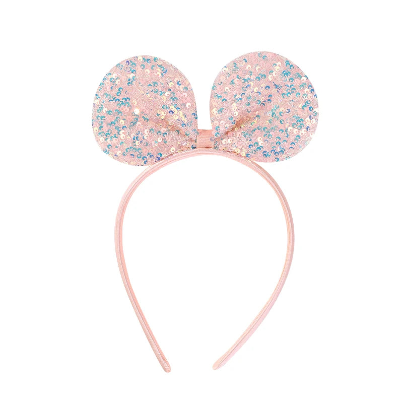 Sparkling Sequin Headband for Girls - Birthday Crown Hair Accessory for Festivals and Parties
