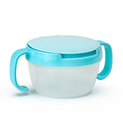 Toddler Snack Catcher with Double Handles - Spill-Proof Snack Cup for Biscuits and Treats Storage