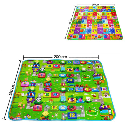 Large EVA Foam Baby Play Mat - Soft Puzzle Crawling Carpet for Kids, 200x180cm Educational Activity Rug