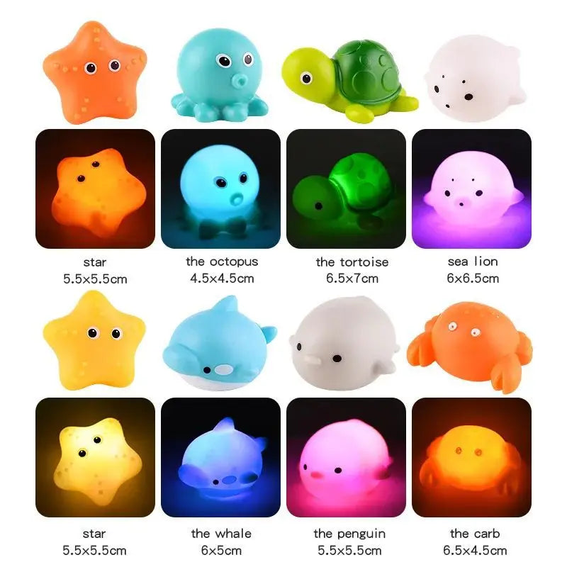 Fun Floating Animal Bath Toy Set for Kids - Water Play Game Gift for Boys and Girls