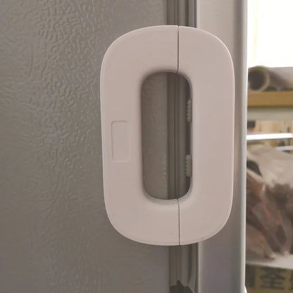 Childproof Refrigerator Lock for Enhanced Safety – Anti-Pinch Hand Protection for Kids – Dedicated Baby Safety Buckles