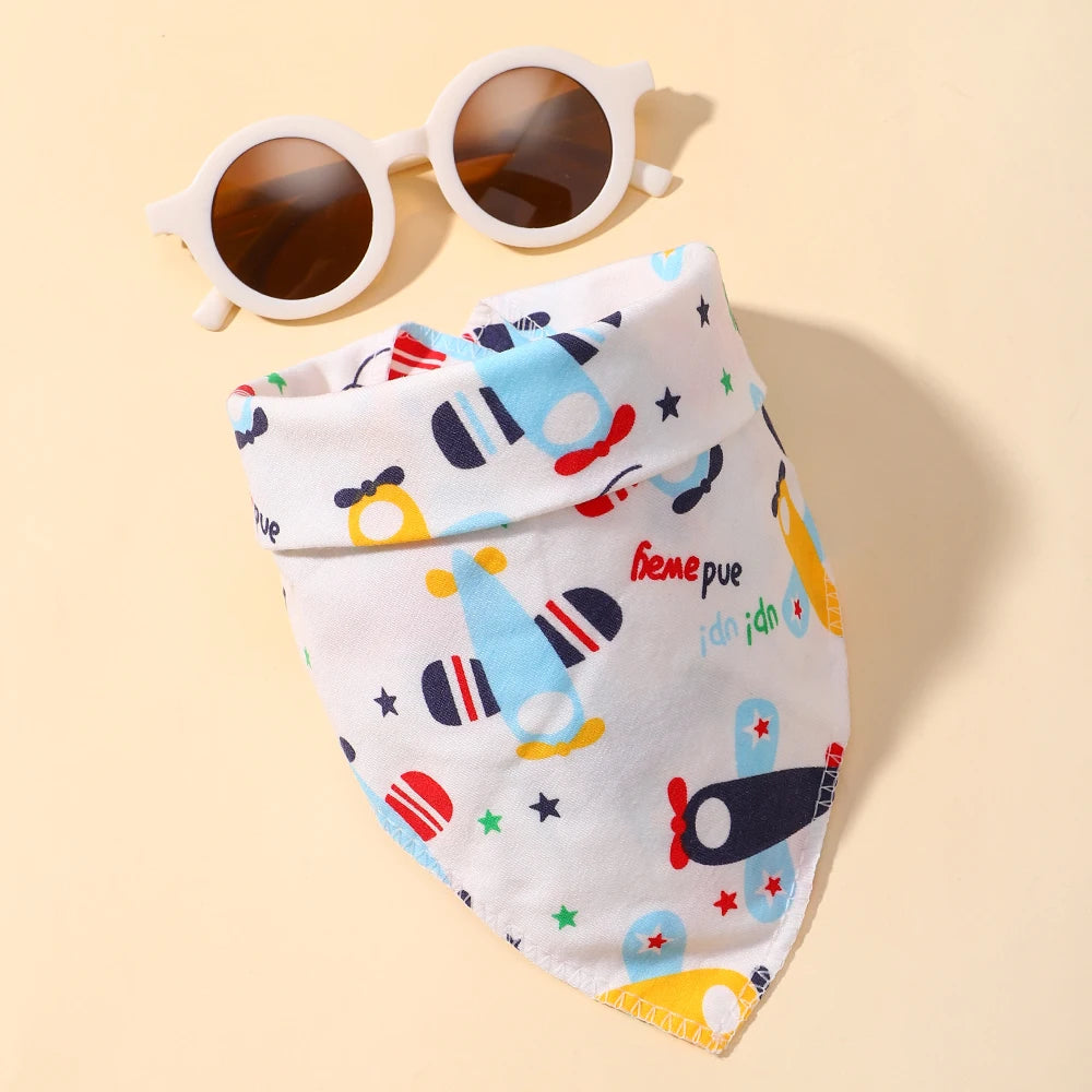 Adorable Baby Bib and Sunglasses Set with Bandana for Outdoor Sun Safety – Perfect Gift for Newborns and Kids Fashion