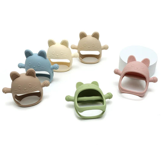 Soft Silicone Teething Toys for Newborns - Adorable Animal-Shaped Baby Accessories