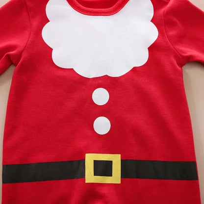 Cute Santa Claus Newborn Romper for Christmas - Toddler Jumpsuit for Boys and Girls, Infant Holiday Costume