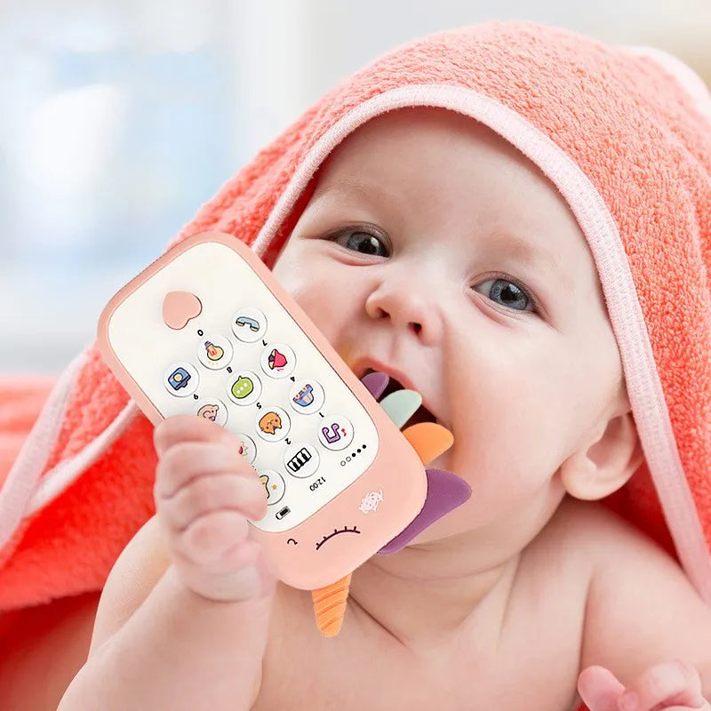 Musical Bilingual Baby Mobile Phone Toy - Early Learning Interactive Play for 3-6 Years