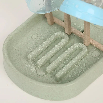 Sustainable Travel-Friendly Baby Bottle Drying Rack with Detachable Drainage System