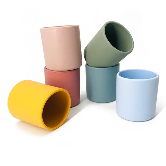 Toddler-Friendly BPA-Free Silicone Drinking Cup for Infants and Kids - Heat-Resistant & Food Grade
