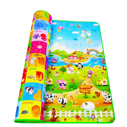 Large EVA Foam Baby Play Mat - Soft Puzzle Crawling Carpet for Kids, 200x180cm Educational Activity Rug