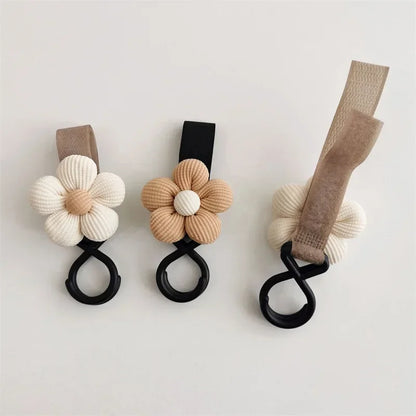 Sweet Flower Stroller Accessory: Charming Hook for Bags and Essentials