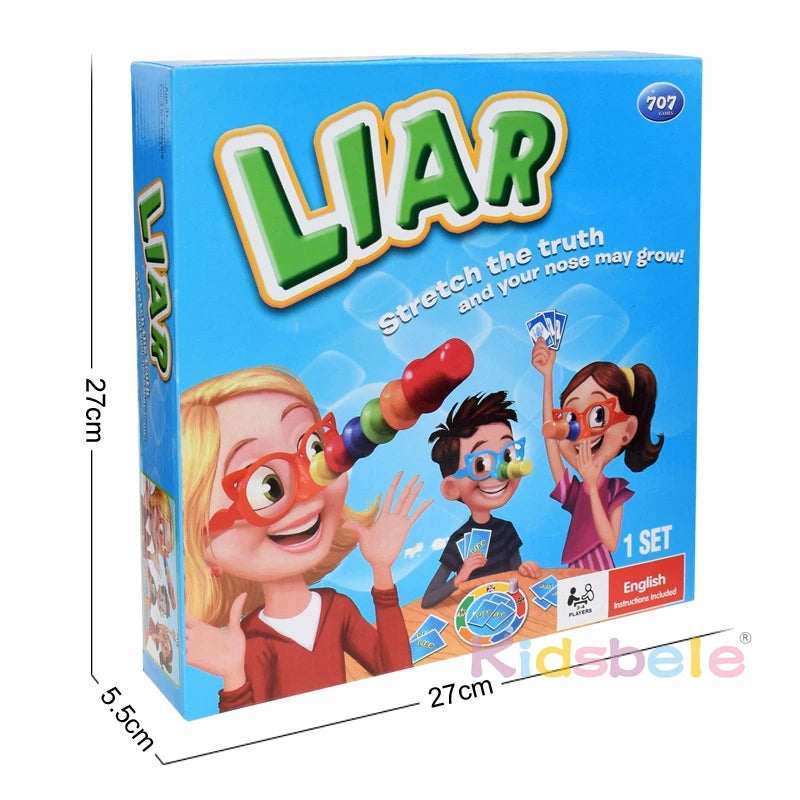 Truth Stretching Family Fun Board Game – Interactive Liar Game for Kids and Adults