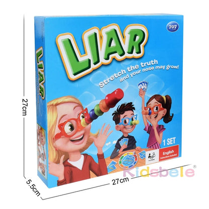 Truth Stretching Family Fun Board Game – Interactive Liar Game for Kids and Adults
