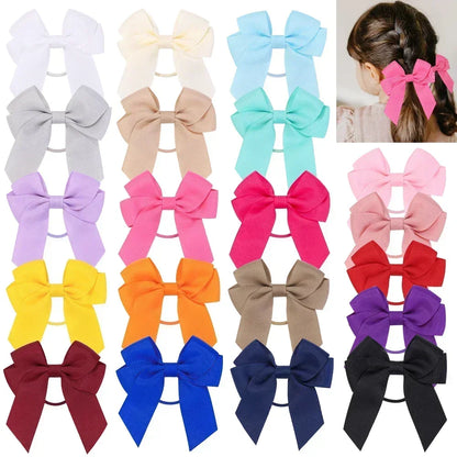 10-Pack Cute Elastic Hair Ties for Girls and Babies - Ideal Rubber Bands for Ponytails and Hair Styles
