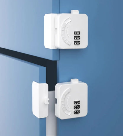 Multi-Function Baby Safety Lock with Password for Fridge, Drawer & Cabinet - Durable ABS Material Home Security Solution