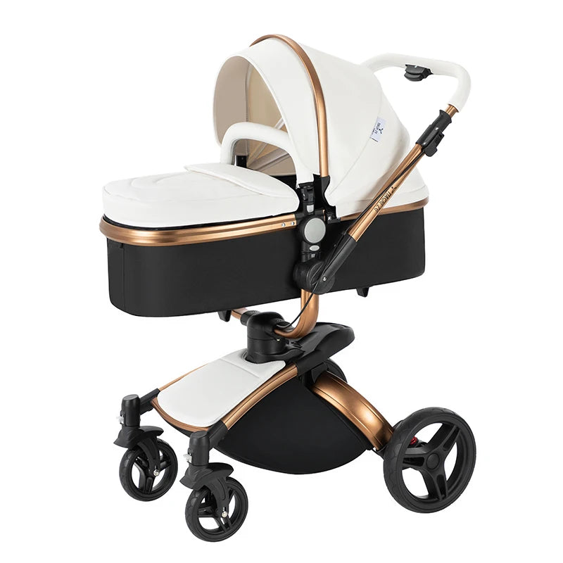 Versatile 3-in-1 Lightweight Baby Stroller for Newborns - Easy-Fold Carriage and Travel Solution