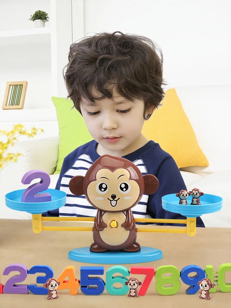 Montessori Frog Balance Scale Math Toy for Kids - Fun Early Learning Puzzle & Educational Gift