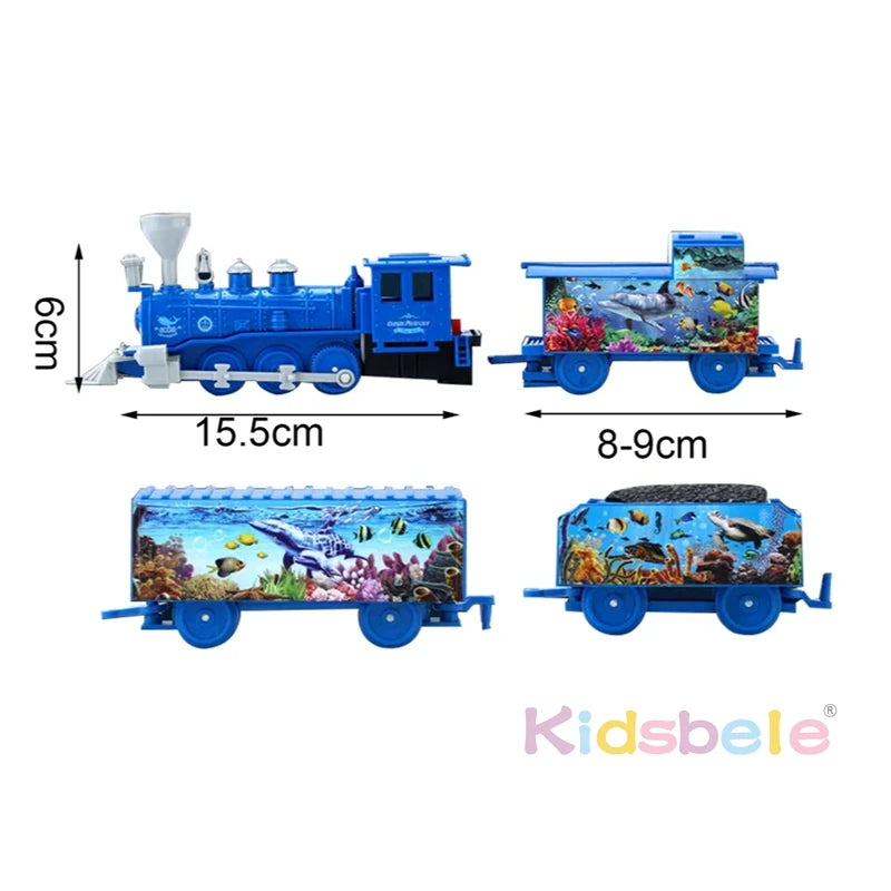 Underwater Expedition Electric Train Set for Kids - Assembled Railway Toy for Young Explorers
