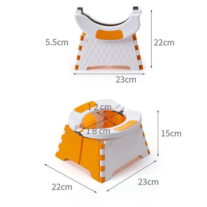 Portable Kids Toilet Pot Urinal Foldable Strong Outdoor Travel Car Convenient Potty Baby Multifunction Training Seat With 30Bags