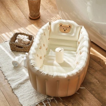 Inflatable Baby Bathtub and Paddling Pool for Newborns - Travel-Friendly Summer Fun for Toddlers