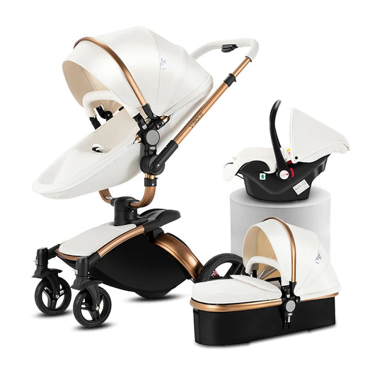 Versatile 3-in-1 Lightweight Baby Stroller for Newborns - Easy-Fold Carriage and Travel Solution