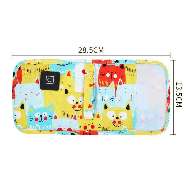 Baby Bottle USB Warmer & Insulated Travel Stroller Bag