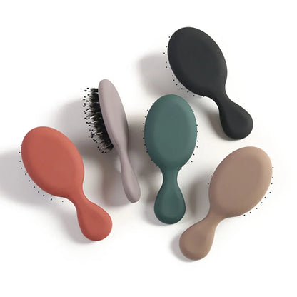 Compact Salon-Style Pocket Hair Comb & Massager for Healthy Hair Care