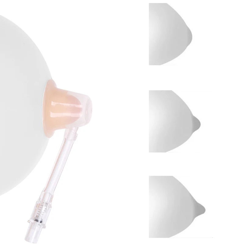 New Nipple Aspirator Puller Sucking for Flat Inverted Nipples Shaper Niplette Attractor Treatment Redress Correction +Clips