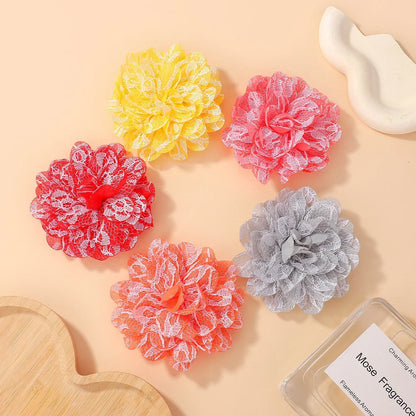 6-Piece Set of Adorable Big Flower Headbands for Baby Girls - Soft, Gentle, and Safe Infant Accessories