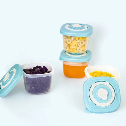120 ML Baby Food Snack Milk Powder Storage Cups Box Container Food Preservation Box Timed Food Box