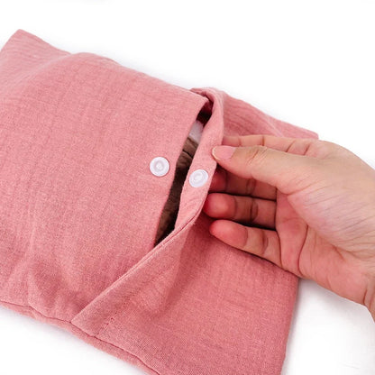 Versatile Soft Cotton Baby Travel Diaper Pouch - Stylish Mummy Storage Bag