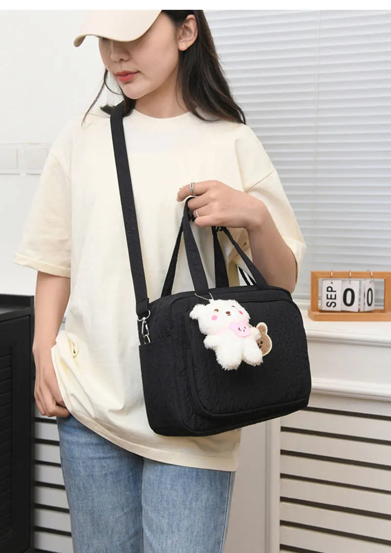 Adorable Bunny-Themed Maternity Diaper Bag - Versatile Lightweight Travel Handbag for Moms and Babies