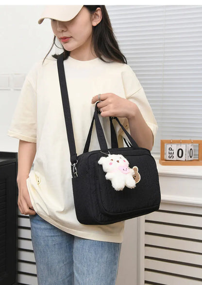 Adorable Bunny-Themed Maternity Diaper Bag - Versatile Lightweight Travel Handbag for Moms and Babies