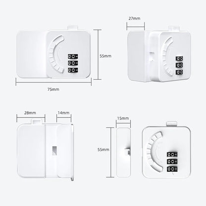Multi-Function Baby Safety Lock with Password for Fridge, Drawer & Cabinet - Durable ABS Material Home Security Solution