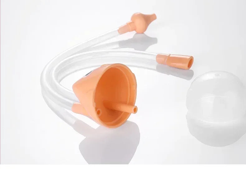 Animal-Themed Baby Nasal Aspirator Cleaner with Silicone Suction Tool for Infants and Toddlers