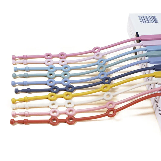 New Silicone Toy Safety Straps Newborn Teething Soother Chew Dummy Chains Adjustable Baby Pacifier Clip Teether Straps