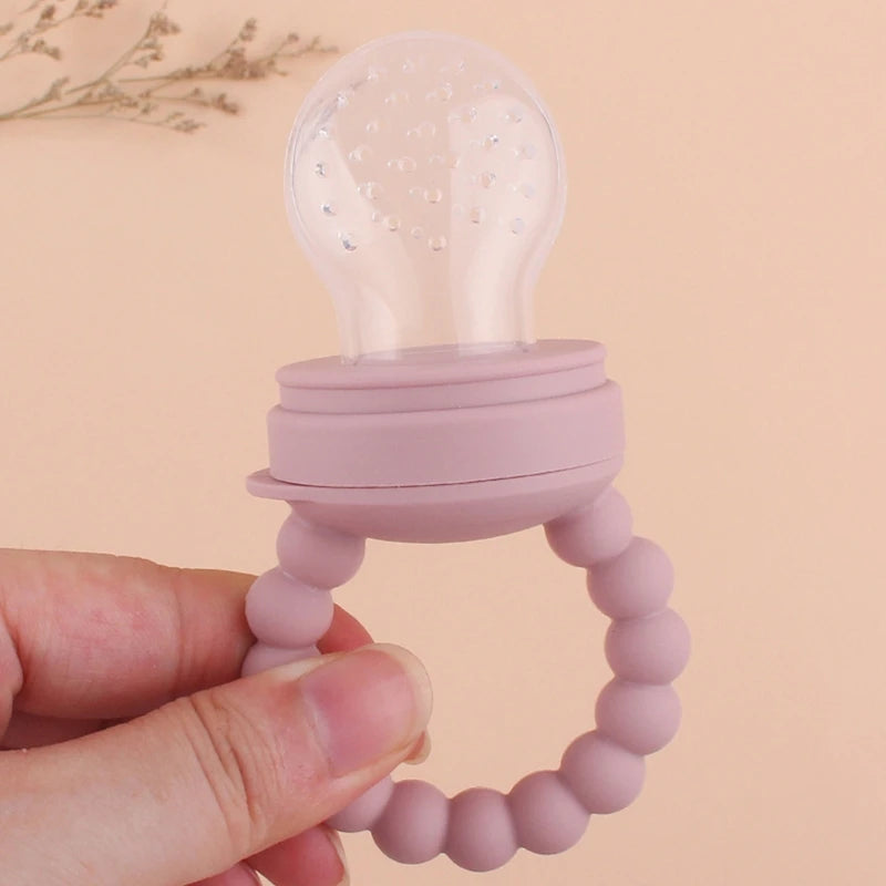 Fashion Silicone Baby Pacifier Safety Silicone Fruit and Vegetable Food Fruit Bag Baby Eat Fruit Food Supplement A2UB