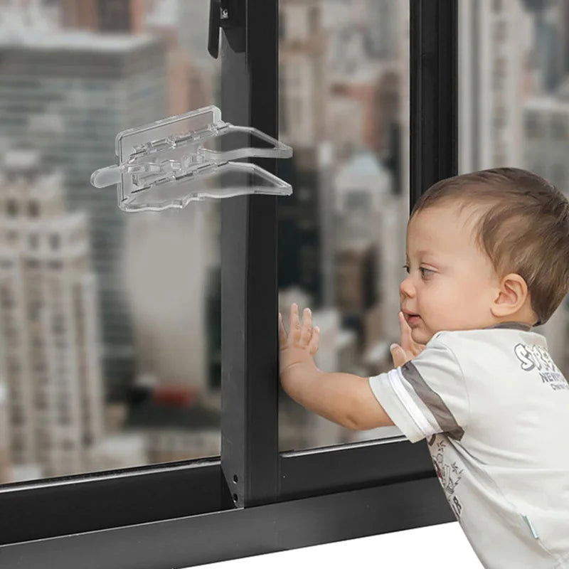Butterfly Shape Child Safety Window Locks - 3/5 Pcs Sliding Door Stoppers for Baby Security Protection