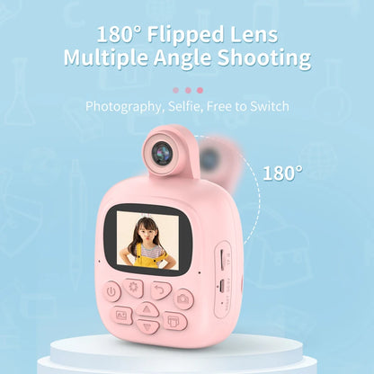 Kids Digital Camera Smart Instant Printing Digital Camera Portable Mini Camera Toys Thermal Print Camera Selfie Camera