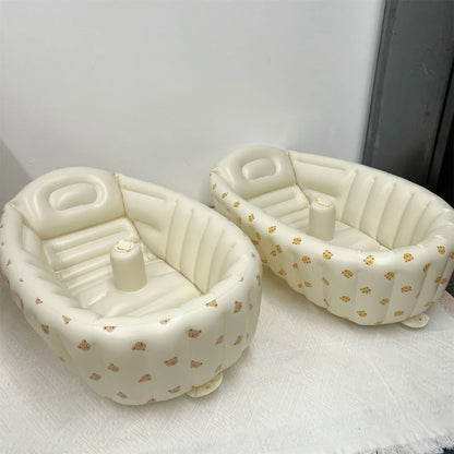 Inflatable Baby Bathtub and Paddling Pool for Newborns - Travel-Friendly Summer Fun for Toddlers