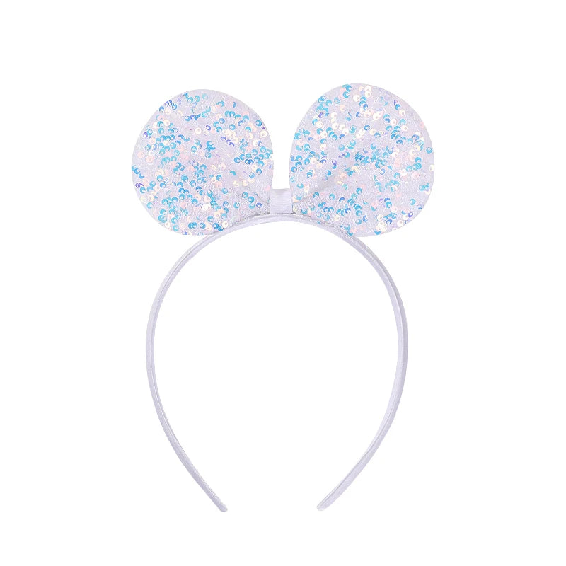 Sparkling Sequin Headband for Girls - Birthday Crown Hair Accessory for Festivals and Parties