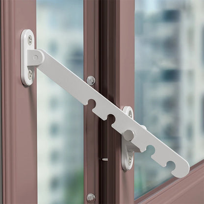 Adjustable Child Safety Window Locks - Anti-Fall Bracket for Baby Security and Protection